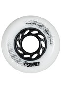 Powerslide Spinner 68mm/85a, matte white, 4-Pack