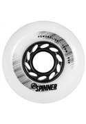 Powerslide Spinner 76mm/85a, matte white, 4-Pack
