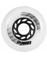 Powerslide Spinner 76mm/85a, matte white, 4-Pack