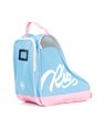 Bolsa Triangular Rio Roller Script Azul-Rosa