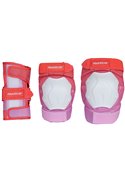 Set de Proteccion Powerslide Standard Woman Set Red Pink