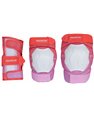 Set de Proteccion Powerslide Standard Woman Set Red Pink