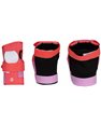 Set de Proteccion Powerslide Standard Woman Set Red Pink