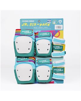 Set de Protección Flying Eagle Valiant Azul (Rodilleras, Coderas, Muñequeras) – Pack de Seguridad Completo