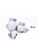 Set de Protección Flying Eagle Cobet Lila - (Rodilleras, Coderas, Muñequeras)