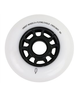 Flying Eagle CROCANTI SPEED WHEELS 90mm (blancas), Unidad