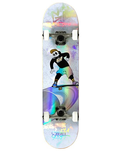 Enuff Skully Hologram Blanco - Mini (7.25")