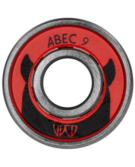 Rodamientos Wicked ABEC 9 608, 12-Pack - Inline 